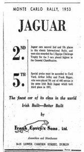 1953 Caveys Monte Carlo Ad