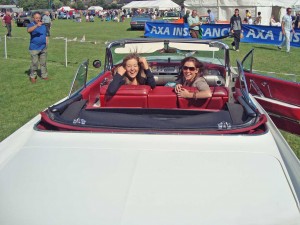2010 Terenure Car Show Girls in Cadillac