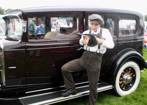 Prohibition Gangster and Cadillac