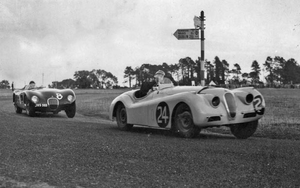 XK120 Frank Bigger Curragh 1952